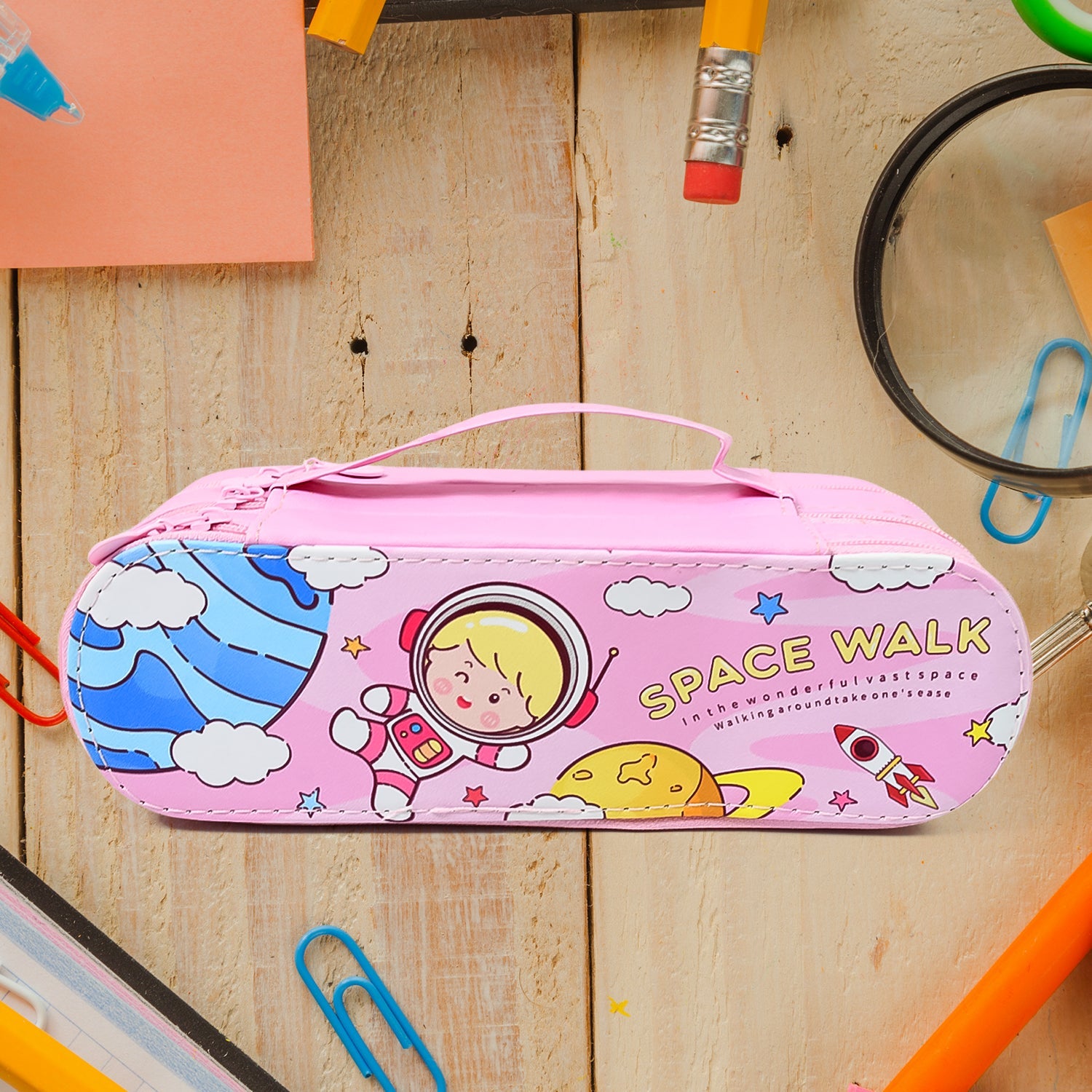3 Layer Large Capacity With Multi-Functional Pencil Case (1 Pc) 3 Layer Large Capacity With Multi-Functional Pencil Case (1 Pc)